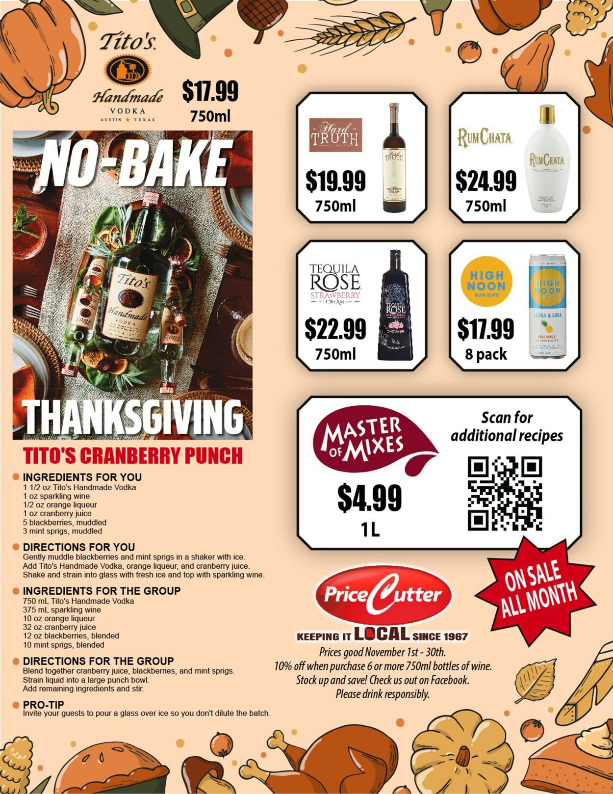 Price Cutter Weekly Ad Circular - valid 11/01-11/30/2023 (Page 2)