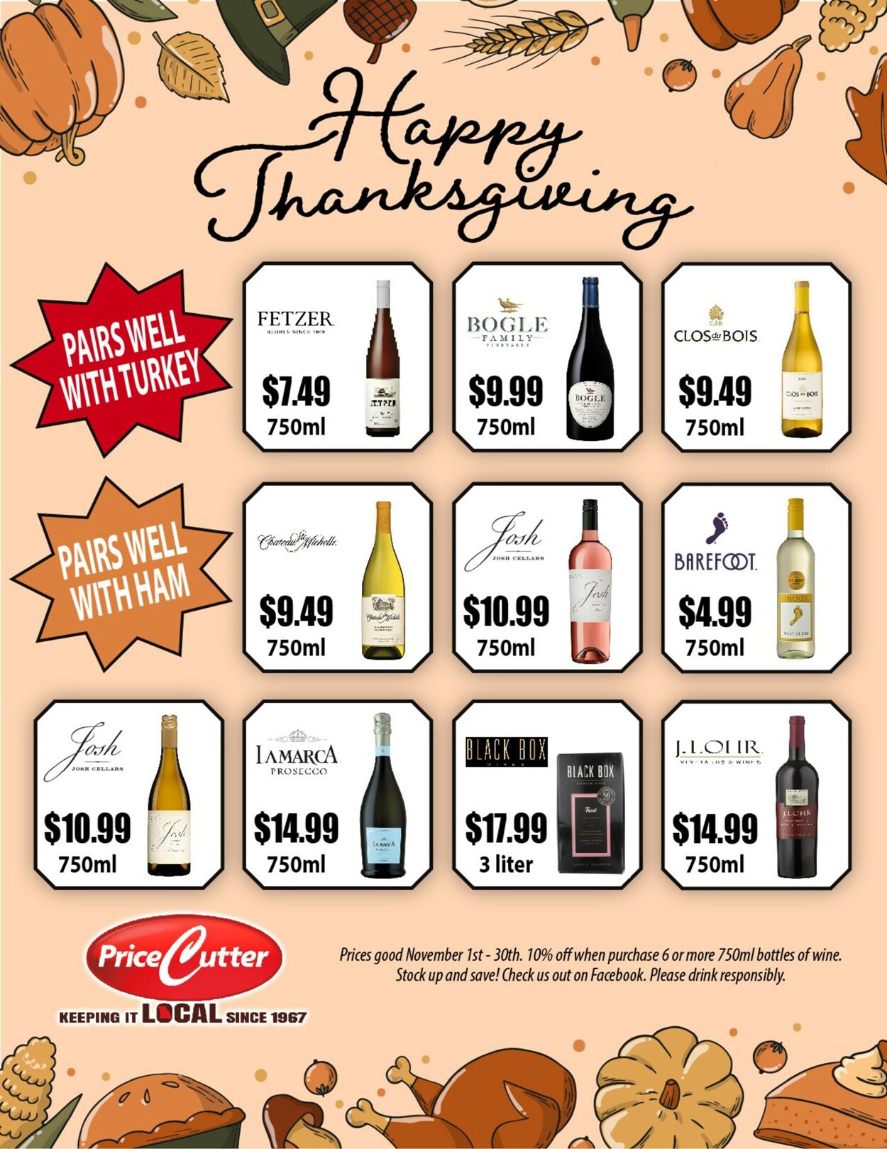 Price Cutter Weekly Ad Circular - valid 11/01-11/30/2023 (Page 3)