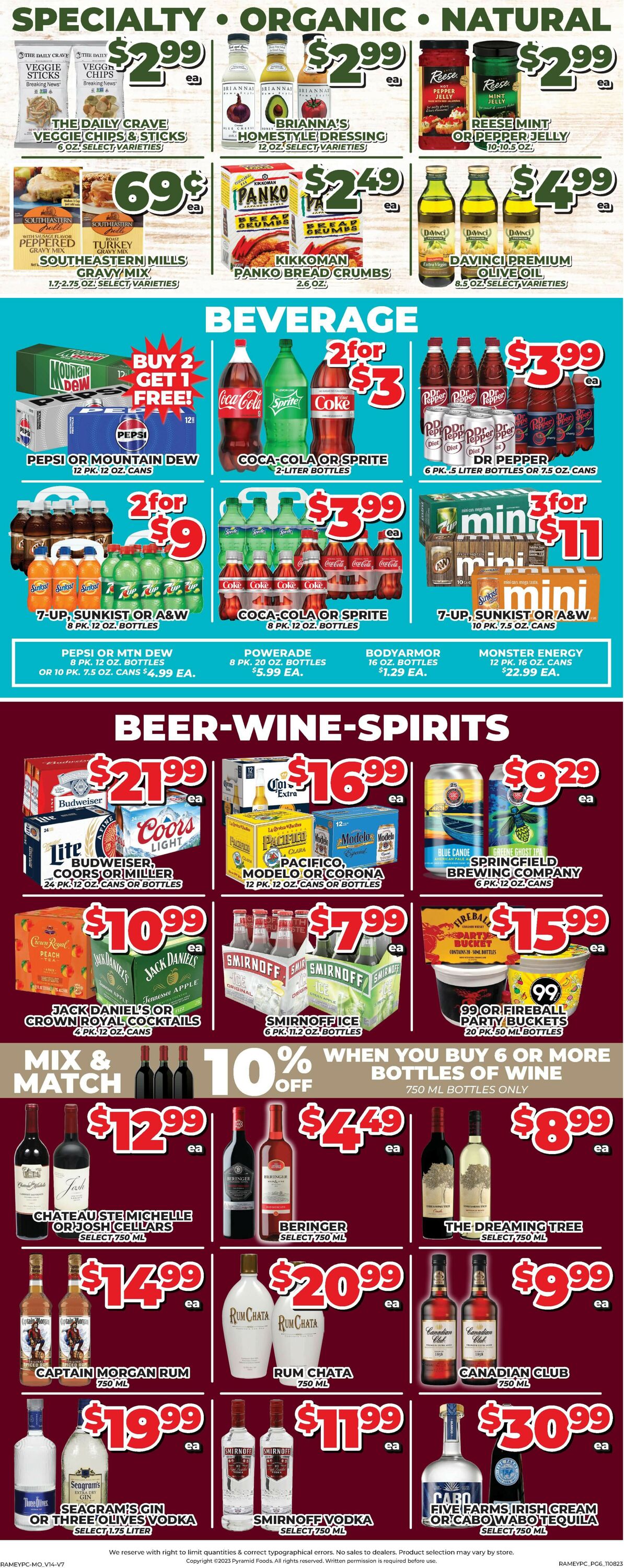 Price Cutter Weekly Ad Circular - valid 11/08-11/14/2023 (Page 6)