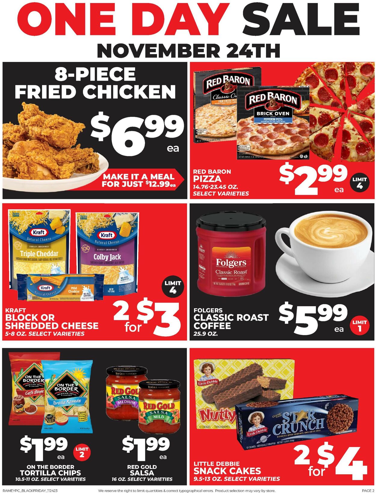 Price Cutter Weekly Ad Circular - valid 11/24-11/24/2023 (Page 2)