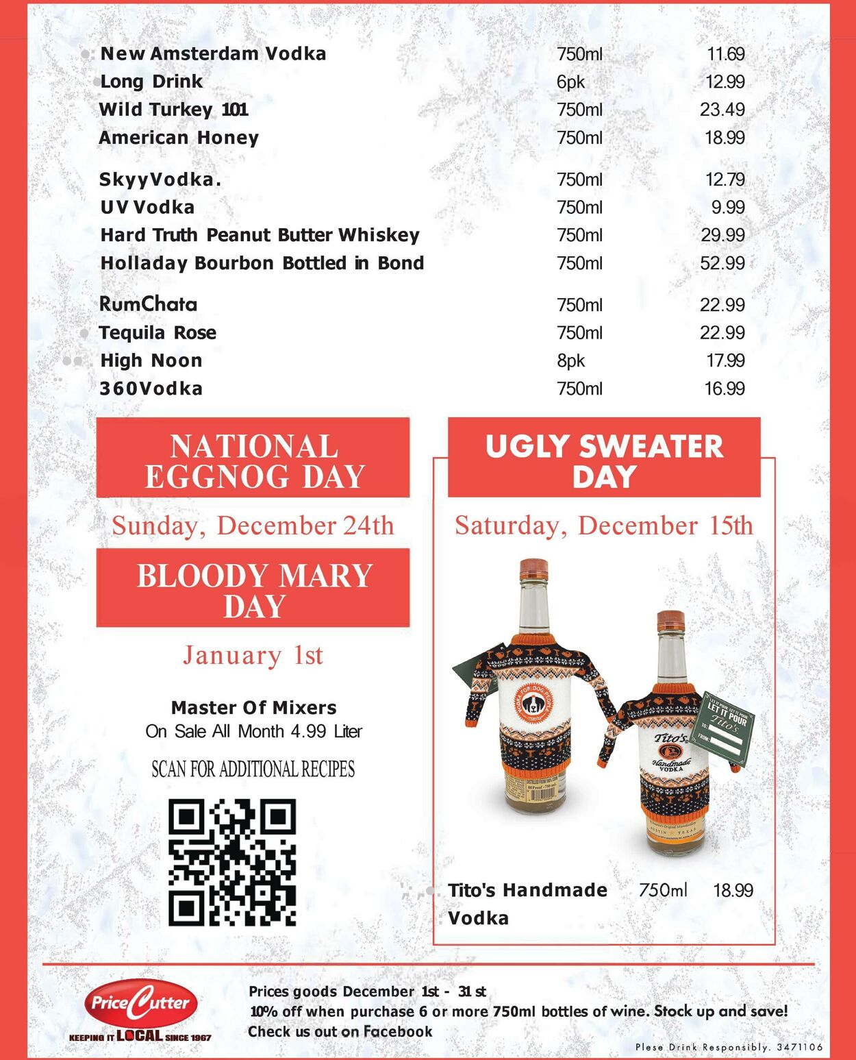 Price Cutter Weekly Ad Circular - valid 12/01-12/31/2023 (Page 2)