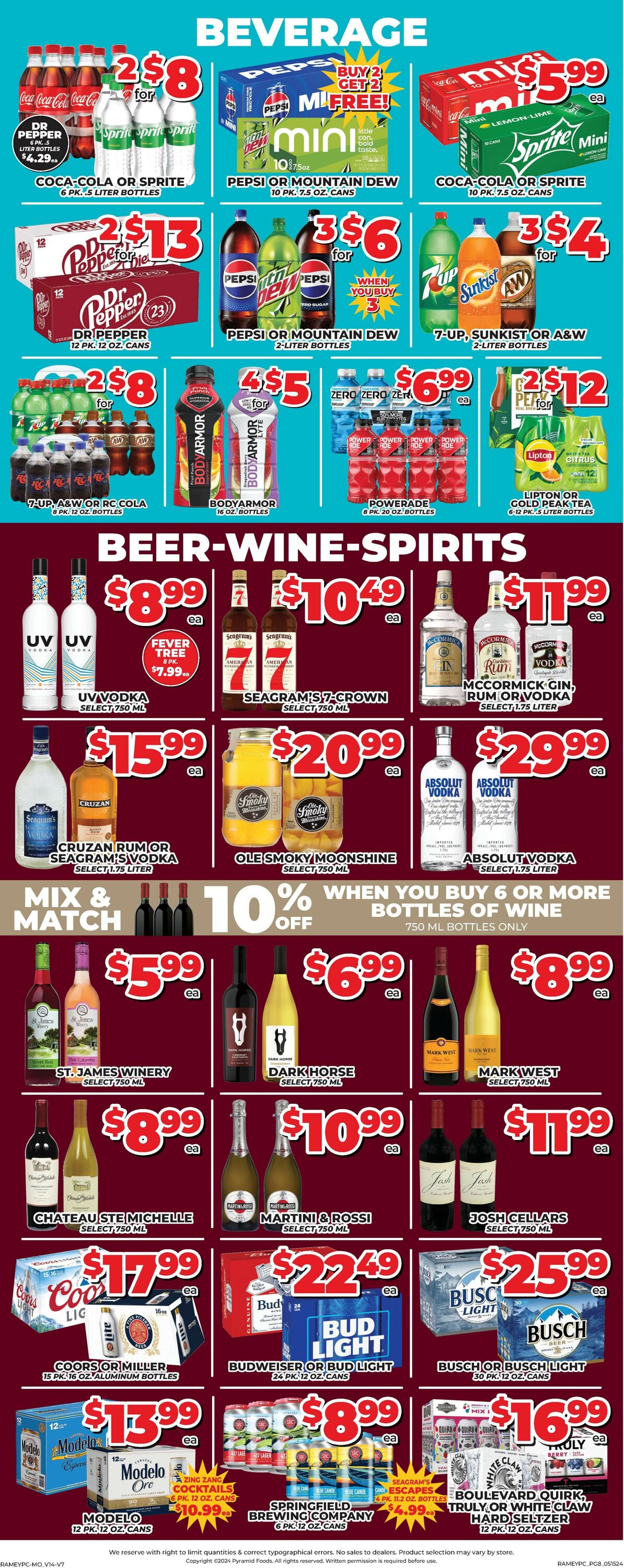 Price Cutter Weekly Ad Circular - valid 05/15-05/21/2024 (Page 8)