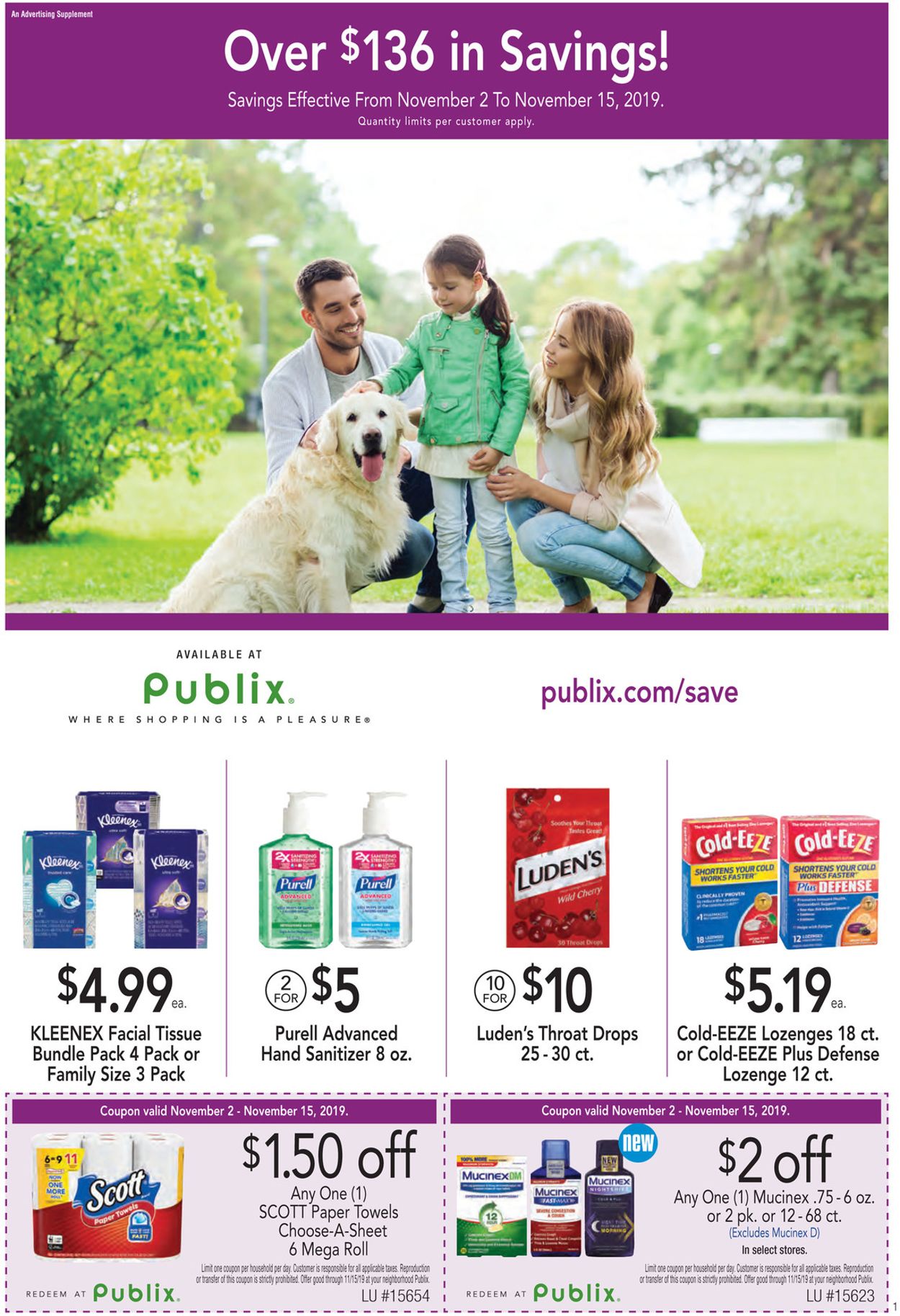 Publix Weekly Ad Circular - valid 11/02-11/15/2019