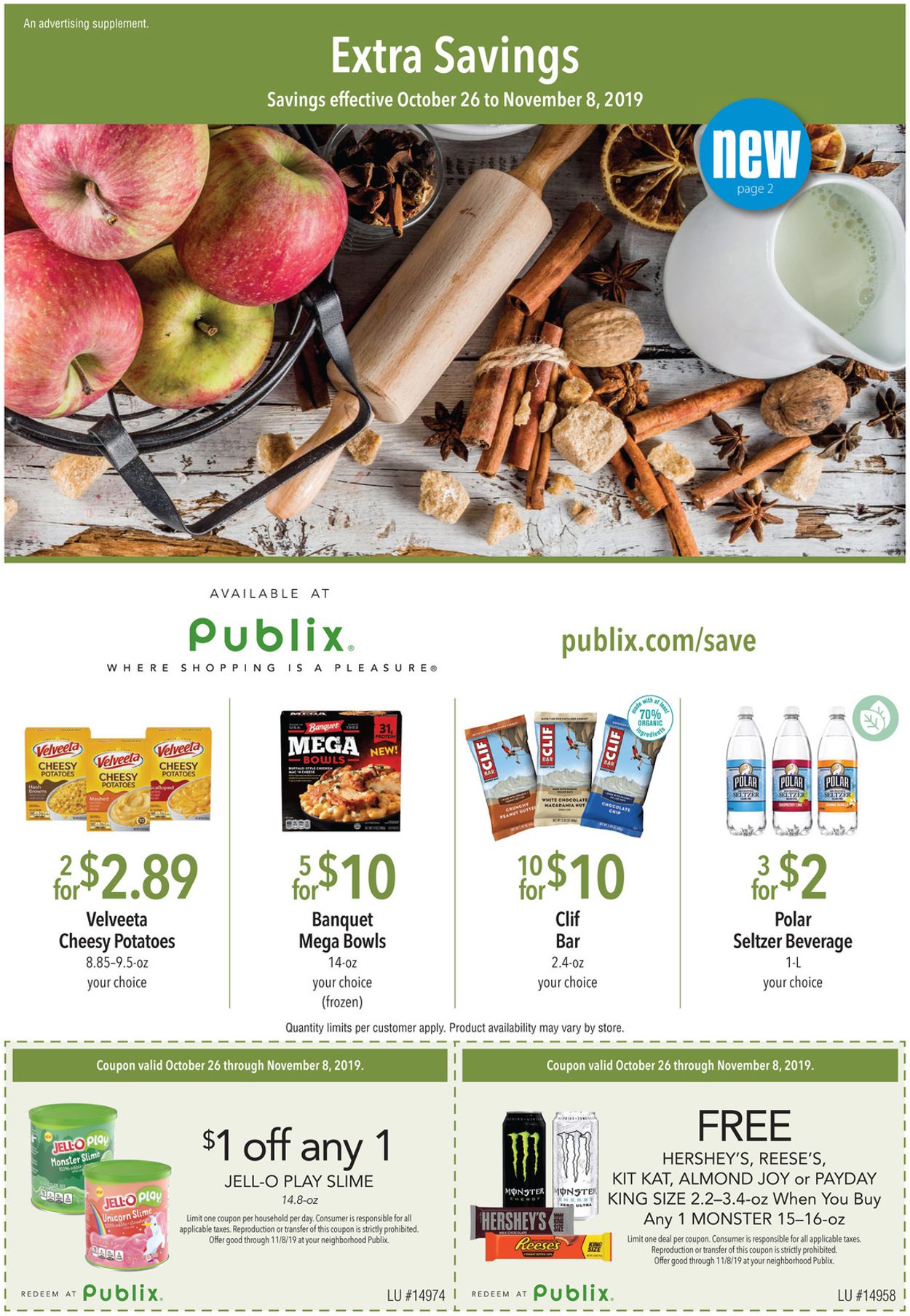Publix Weekly Ad Circular - valid 10/26-11/08/2019