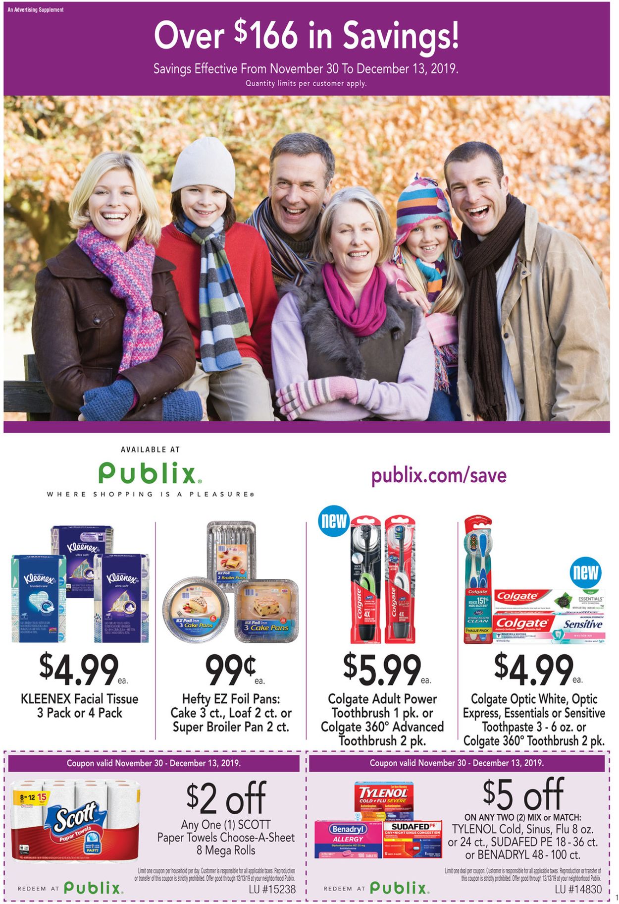 Publix Weekly Ad Circular - valid 11/30-12/13/2019