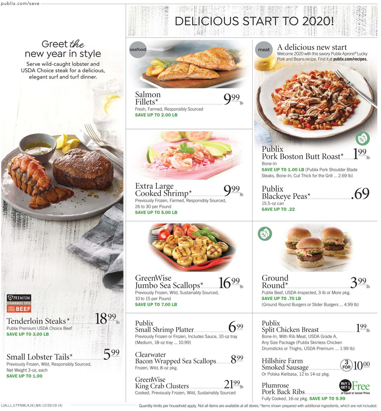 Publix - New Year's Ad 2019/2020 Weekly Ad Circular - valid 12/26-01/01/2020 (Page 4)