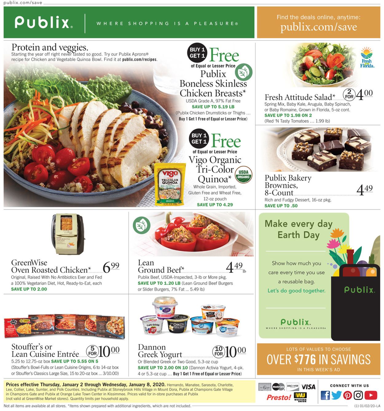 Publix Weekly Ad Circular - valid 01/02-01/08/2020