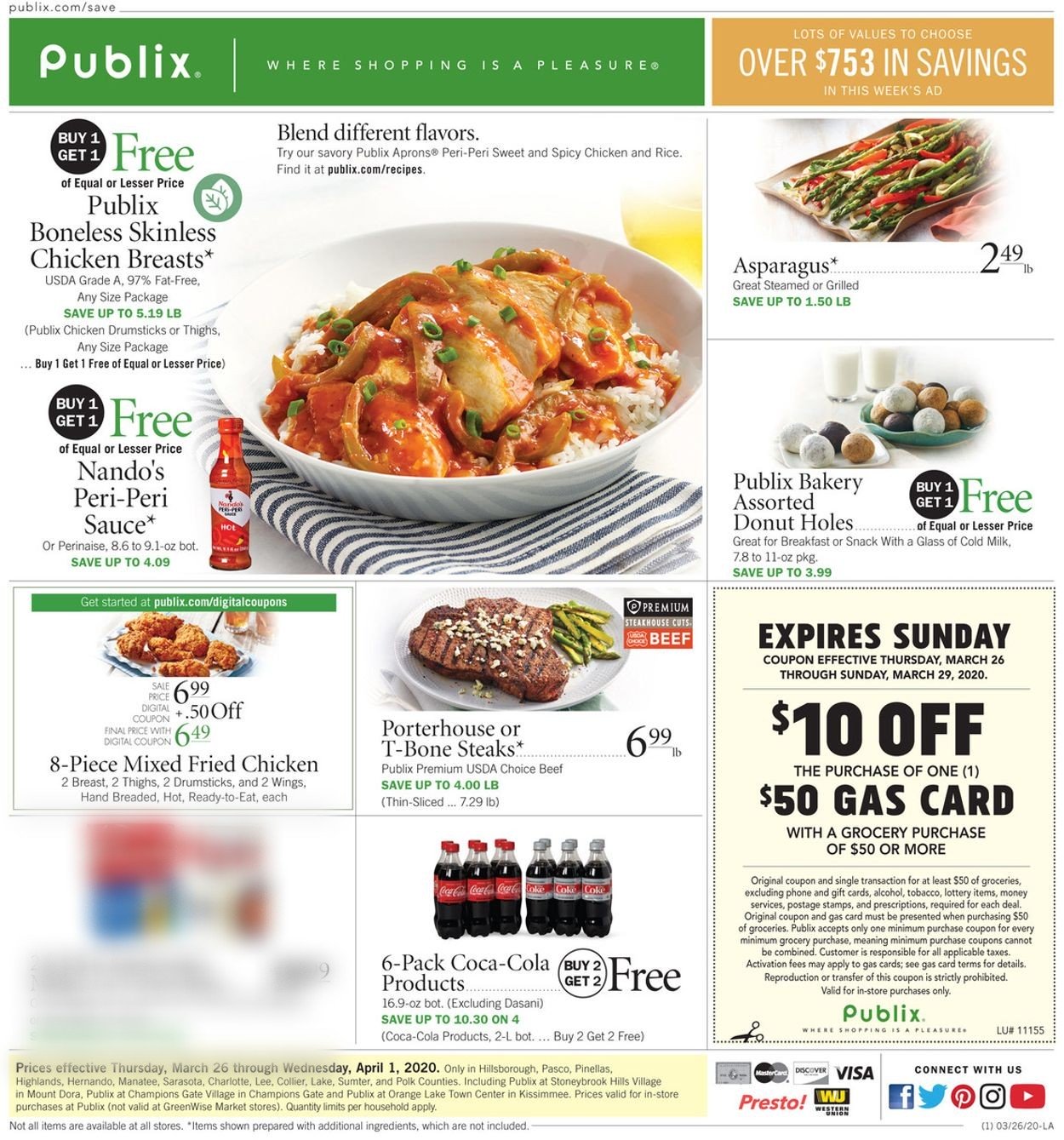 Publix Weekly Ad Circular - valid 03/26-04/01/2020