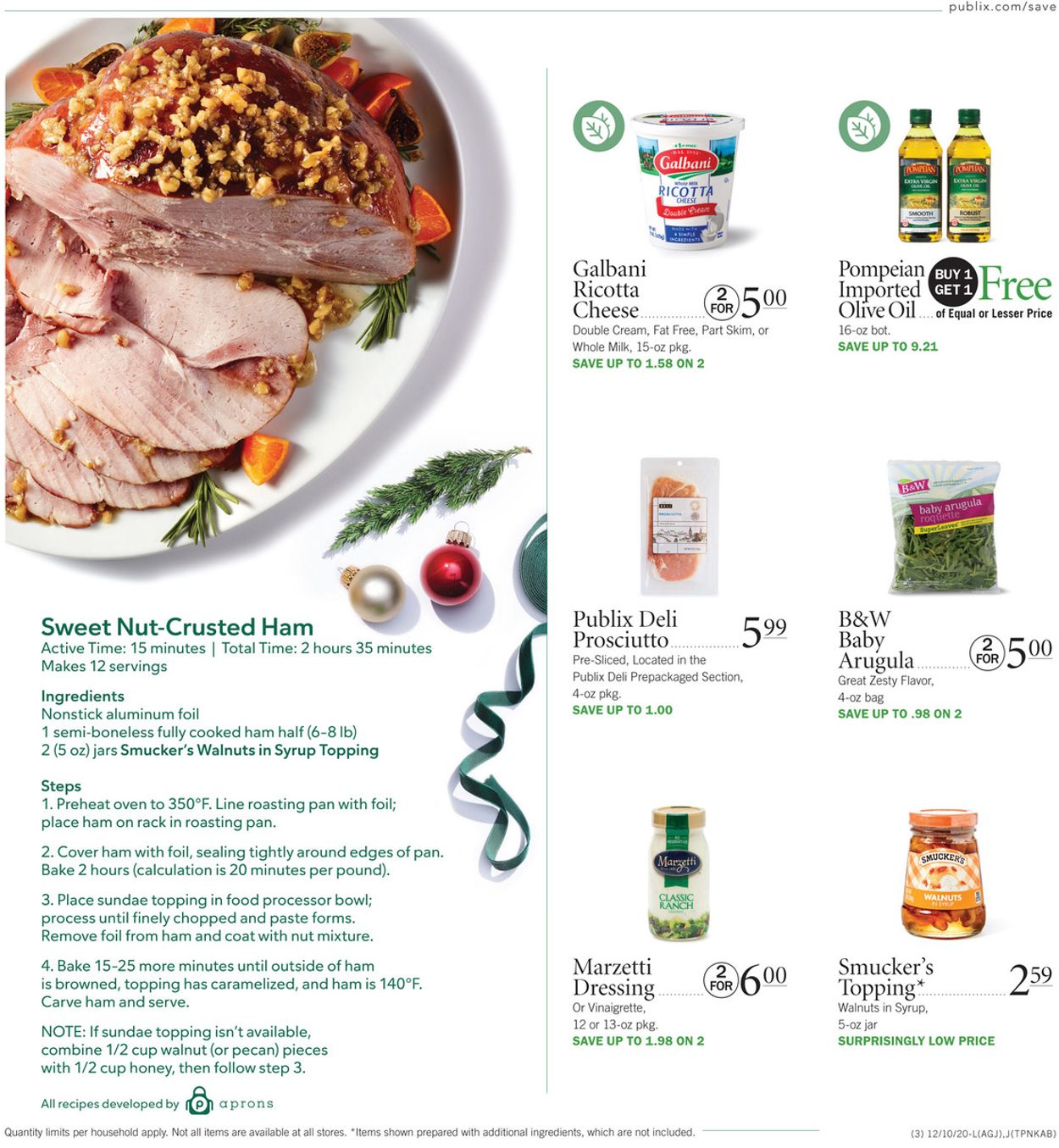 Publix Holiday Helpers 2020 Weekly Ad Circular - valid 12/10-12/16/2020 (Page 3)