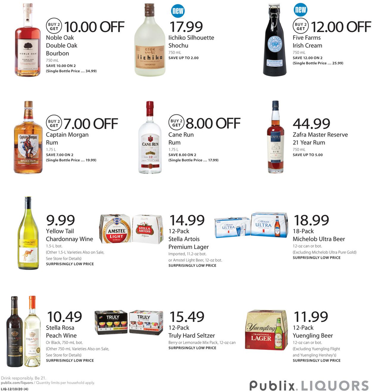 Publix Liquors 2020 Weekly Ad Circular - valid 12/10-12/16/2020 (Page 4)