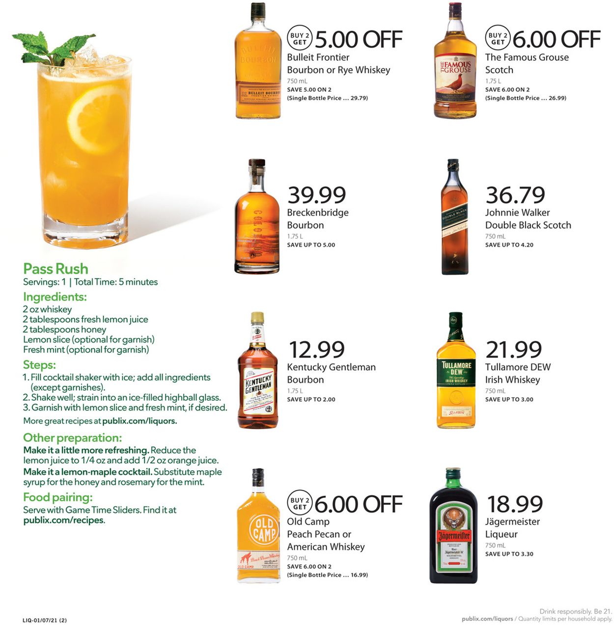 Publix Liquor 2021 Weekly Ad Circular - valid 01/07-01/13/2021 (Page 2)