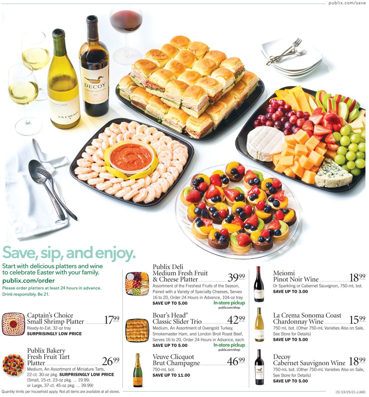 Publix - Easter 2021 Ad Weekly Ad Circular - valid 03/25-04/03/2021 (Page 5)