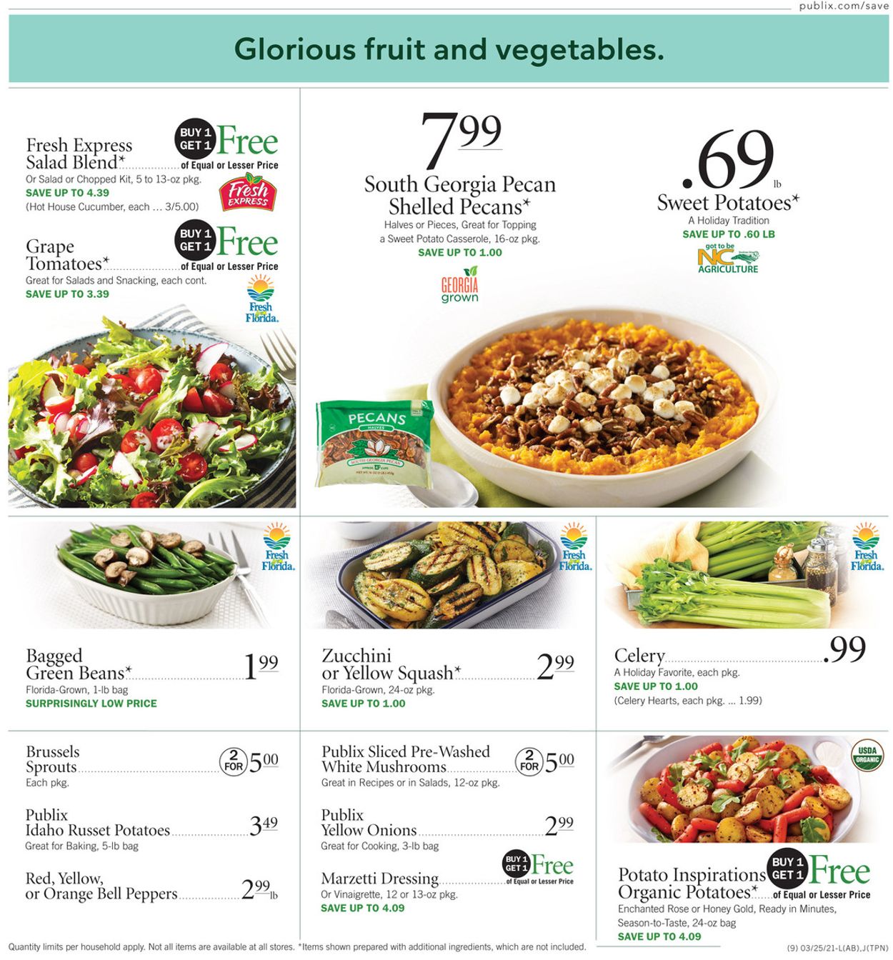 Publix - Easter 2021 Ad Weekly Ad Circular - valid 03/25-04/03/2021 (Page 9)