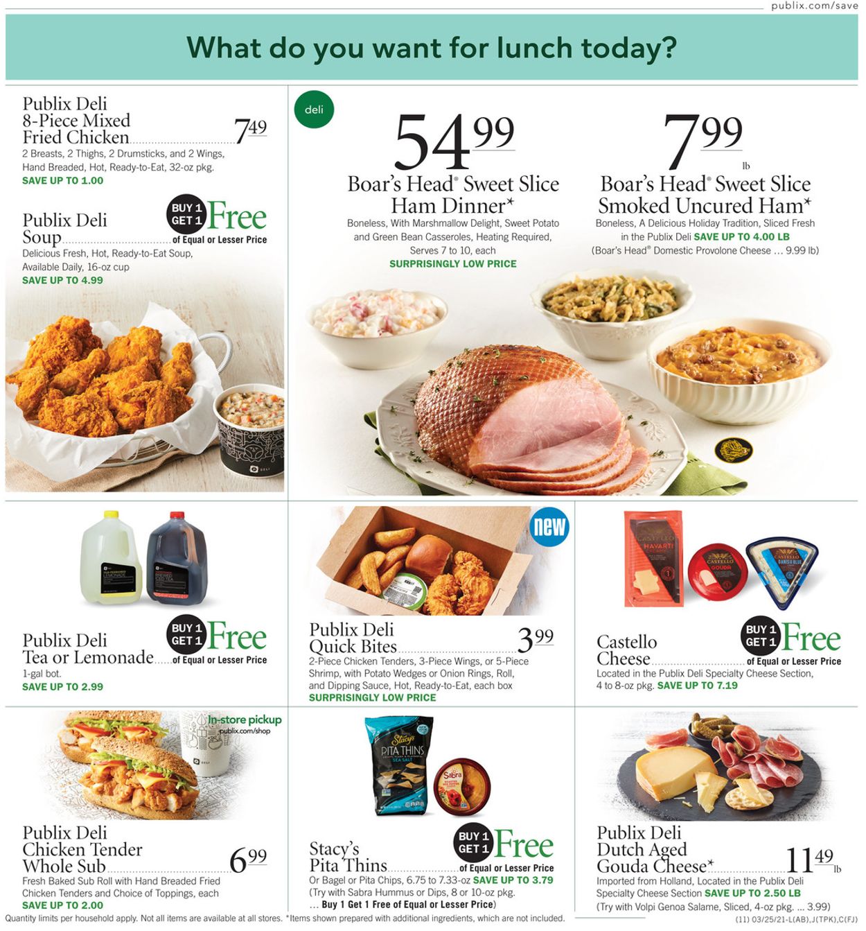 Publix - Easter 2021 Ad Weekly Ad Circular - valid 03/25-04/03/2021 (Page 11)