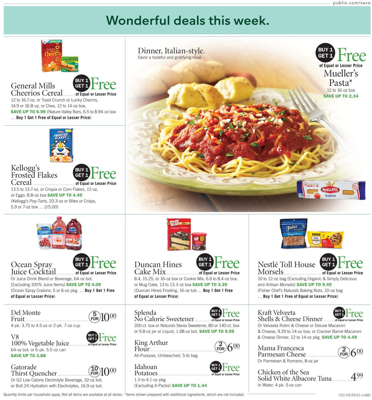 Publix - Easter 2021 Ad Weekly Ad Circular - valid 03/25-04/03/2021 (Page 15)