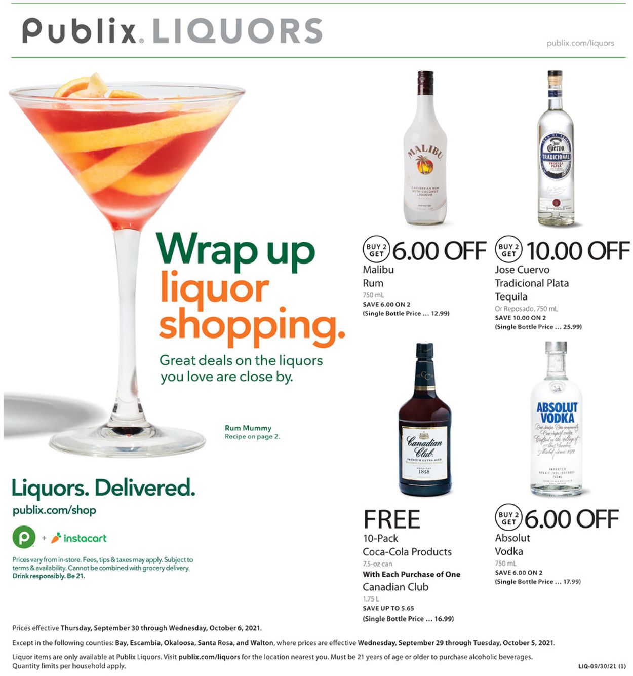 Publix Weekly Ad Circular - valid 09/30-10/06/2021