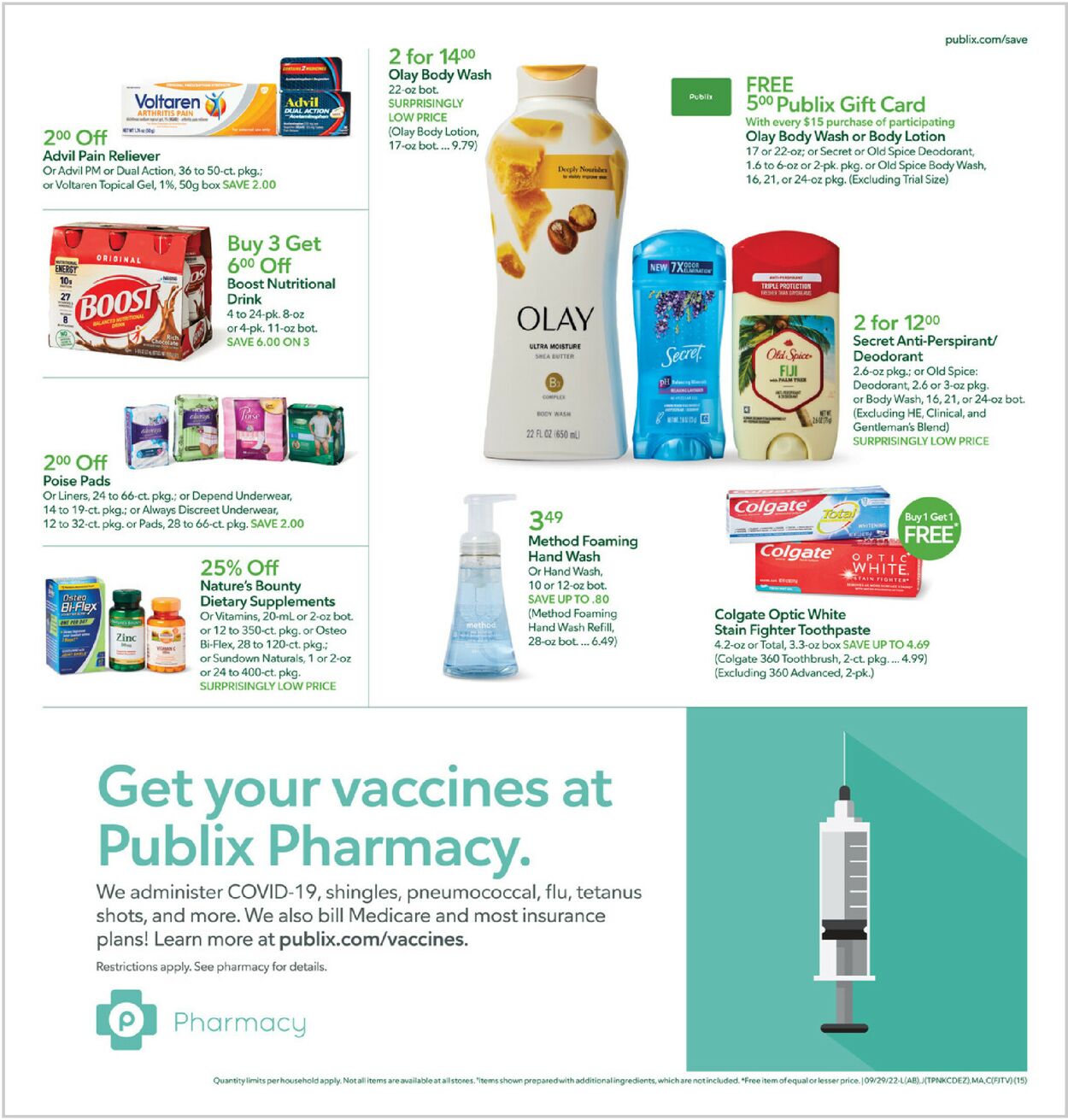 Publix Weekly Ad Circular - valid 09/29-10/05/2022 (Page 19)