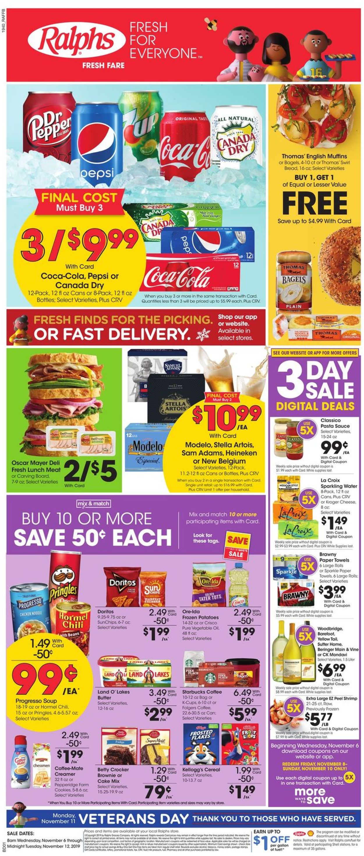 Ralphs Weekly Ad Circular - valid 11/06-11/12/2019 (Page 3)