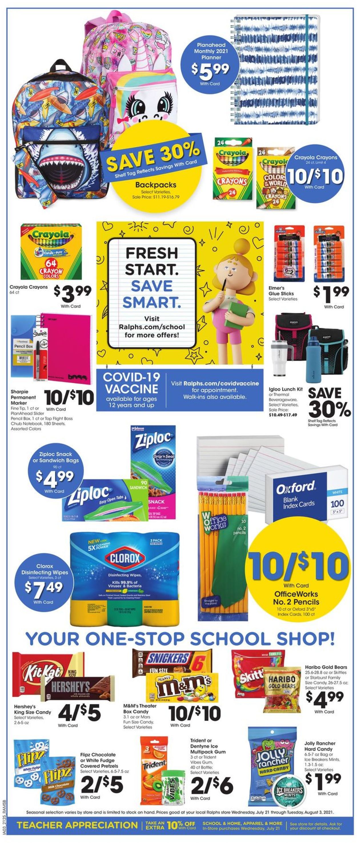 Ralphs Weekly Ad Circular - valid 08/04-08/10/2021 (Page 10)