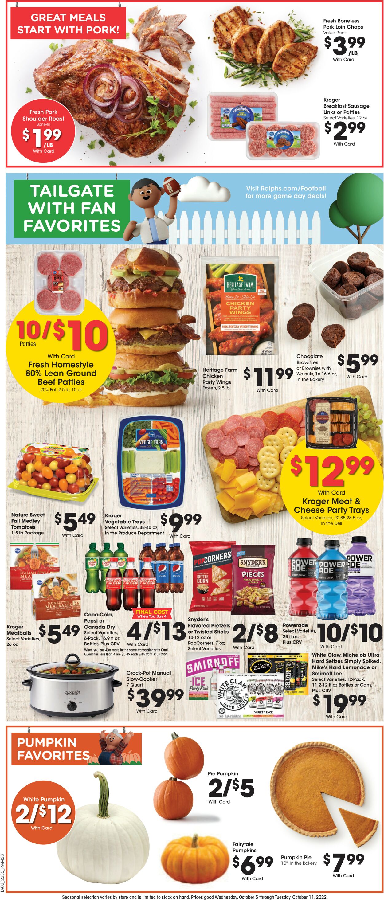Ralphs Weekly Ad Circular - valid 10/05-10/11/2022 (Page 7)
