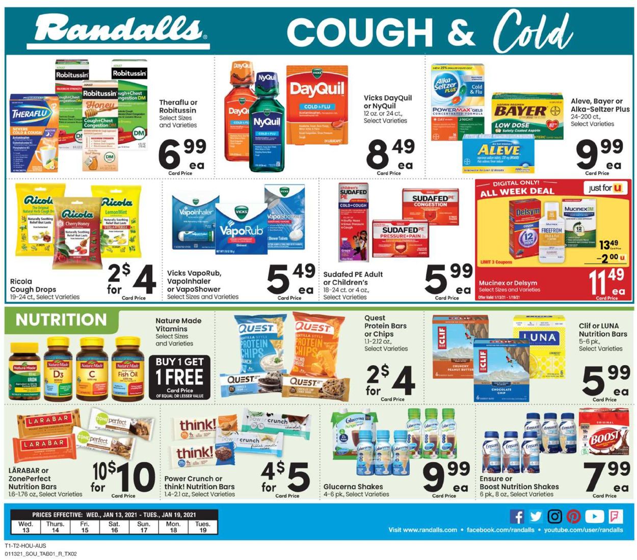 Randalls Weekly Ad Circular - valid 01/13-01/19/2021 (Page 4)