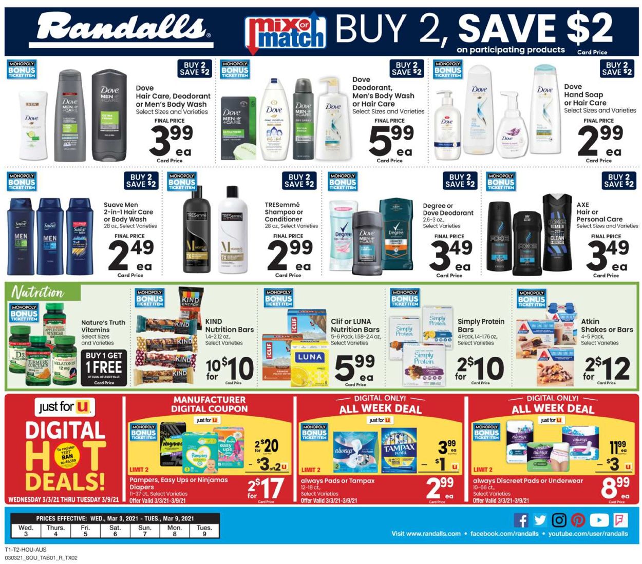 Randalls Weekly Ad Circular - valid 03/03-03/09/2021 (Page 6)