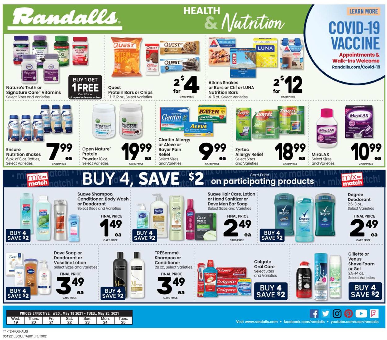 Randalls Weekly Ad Circular - valid 05/19-05/25/2021 (Page 4)