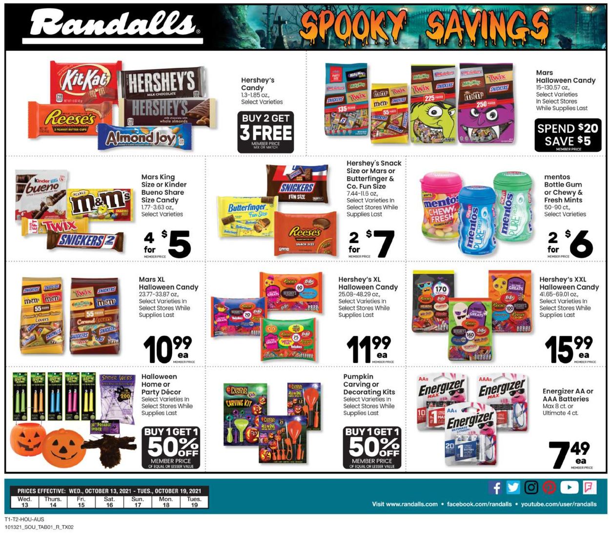 Randalls Halloween 2021 Weekly Ad Circular - valid 10/13-10/19/2021 (Page 4)