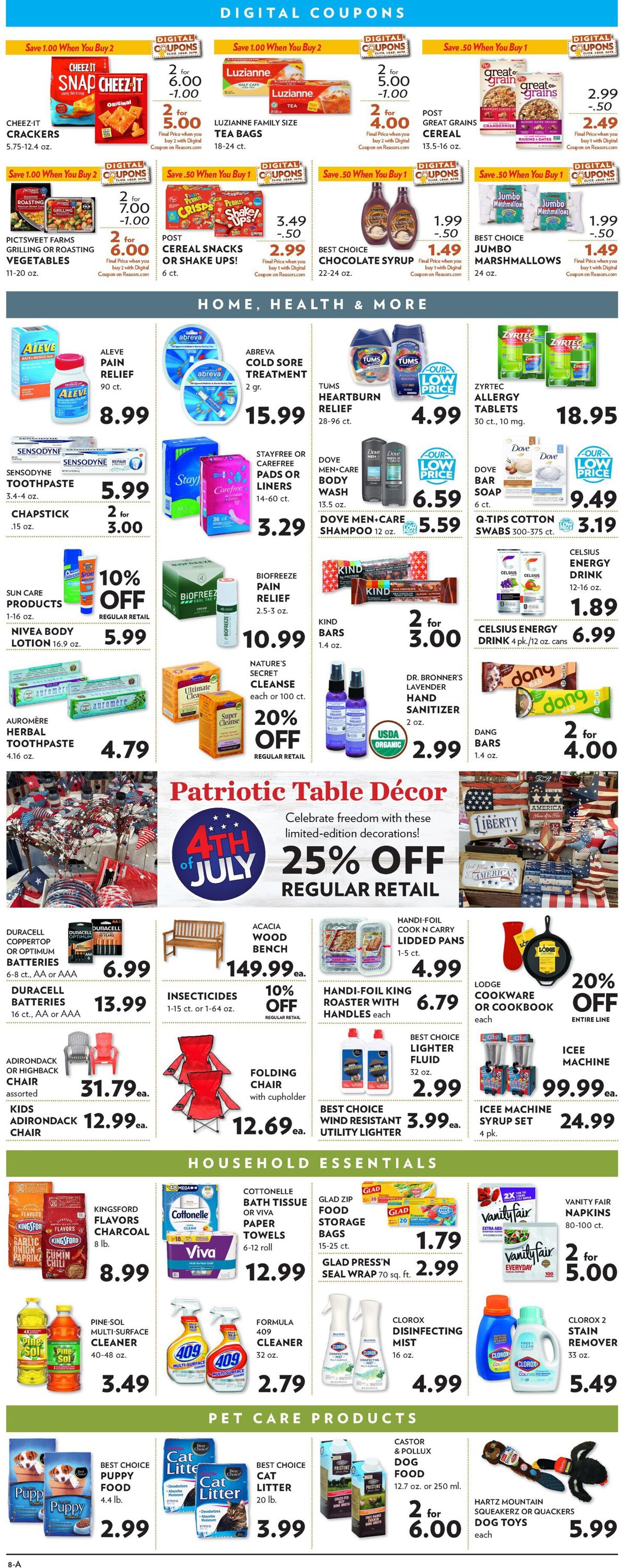 Reasor's - 4th of July Sale Weekly Ad Circular - valid 06/29-07/05/2022 (Page 8)