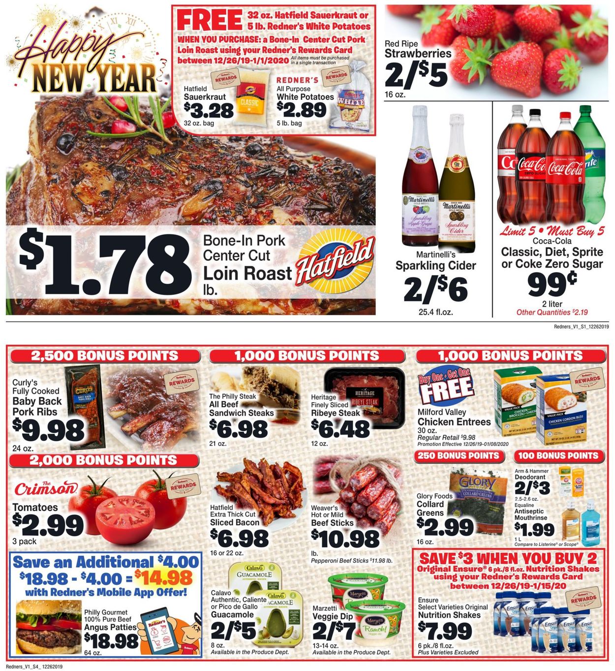 Redner’s Warehouse Market - New Year's Ad 2019/2020 Weekly Ad Circular - valid 12/26-01/01/2020 (Page 2)