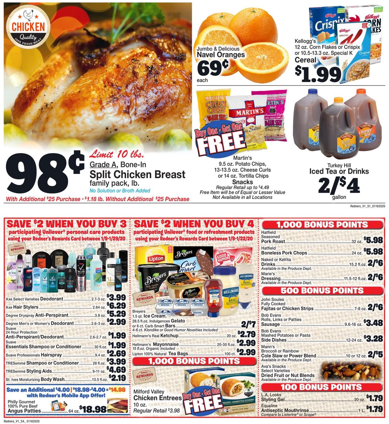 Redner’s Warehouse Market Weekly Ad Circular - valid 01/16-01/22/2020 (Page 2)