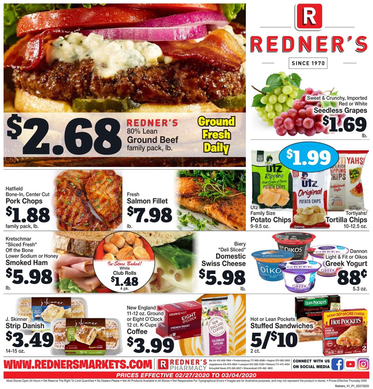 Redner’s Warehouse Market Weekly Ad Circular - valid 02/27-03/04/2020