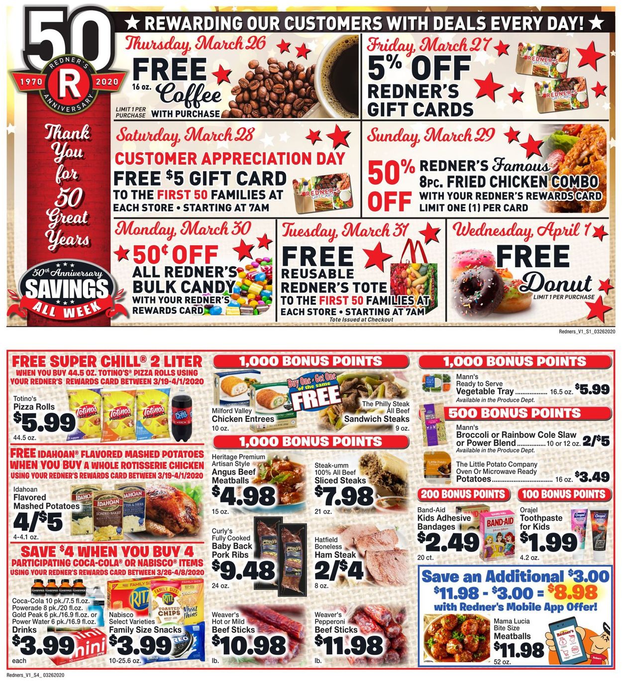 Redner’s Warehouse Market Weekly Ad Circular - valid 03/26-04/01/2020 (Page 3)