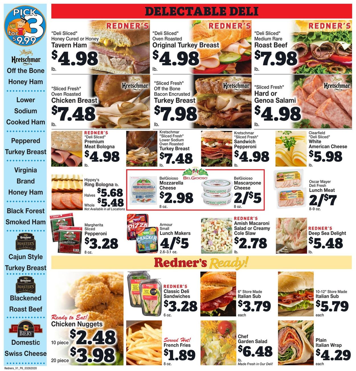 Redner’s Warehouse Market Weekly Ad Circular - valid 03/26-04/01/2020 (Page 9)