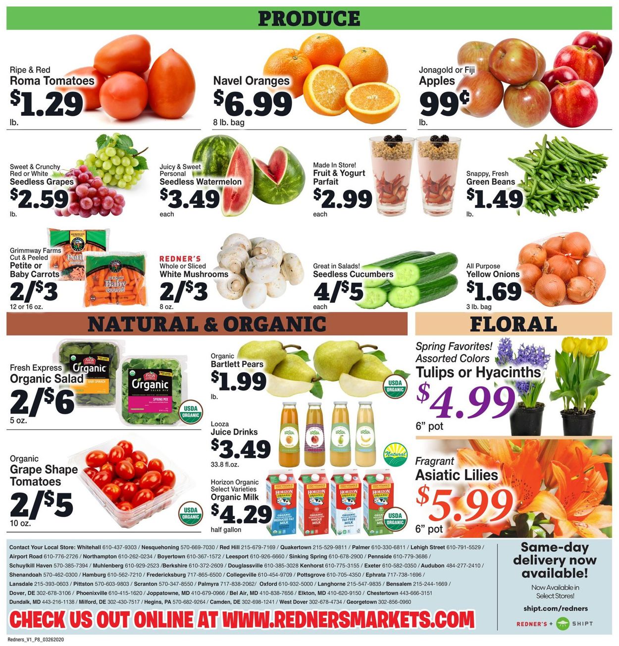 Redner’s Warehouse Market Weekly Ad Circular - valid 03/26-04/01/2020 (Page 11)