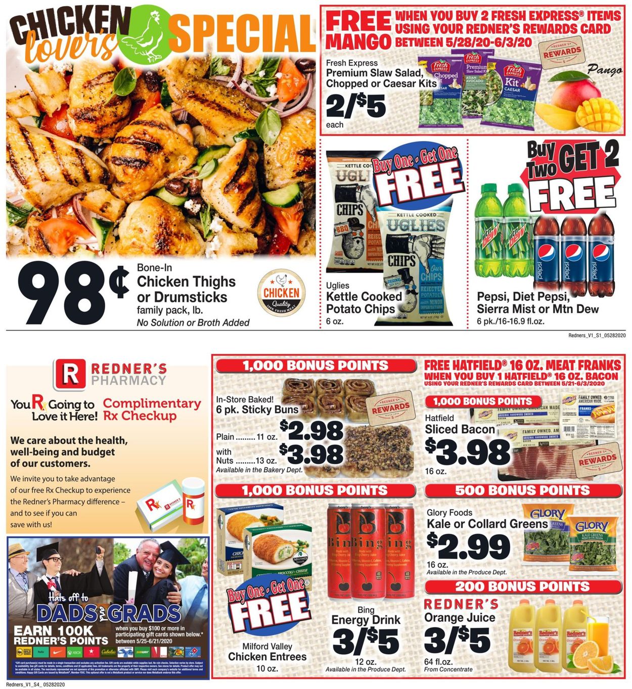 Redner’s Warehouse Market Weekly Ad Circular - valid 05/28-06/03/2020 (Page 2)