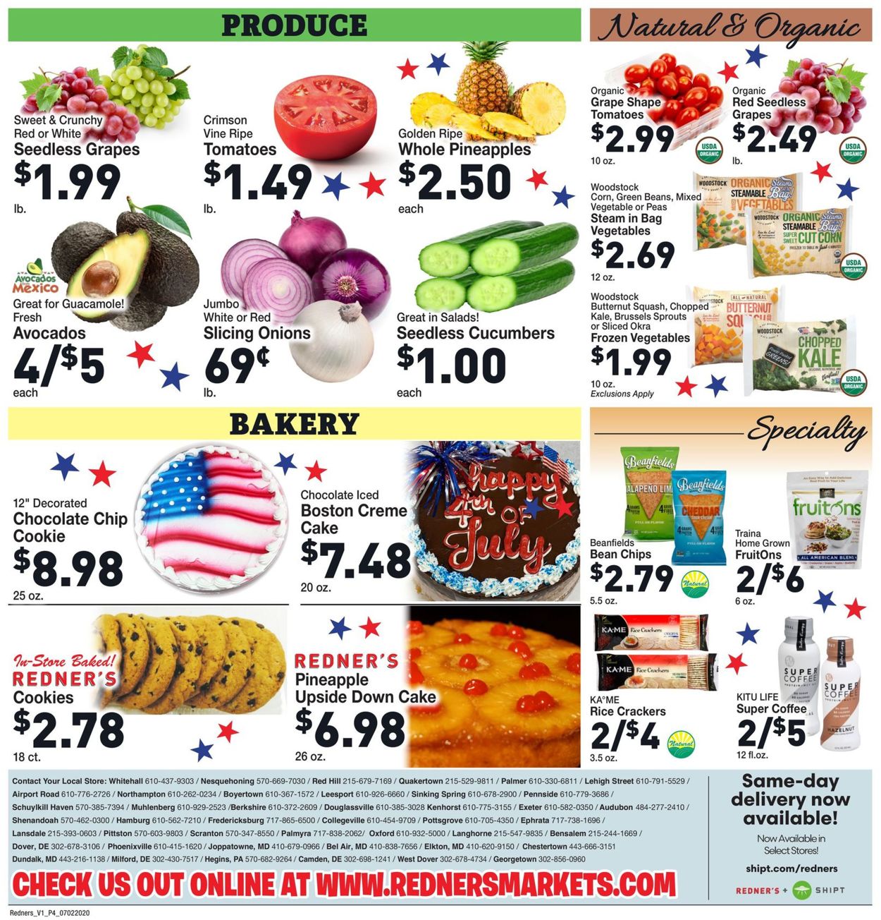 Redner’s Warehouse Market Weekly Ad Circular - valid 07/02-07/08/2020 (Page 6)