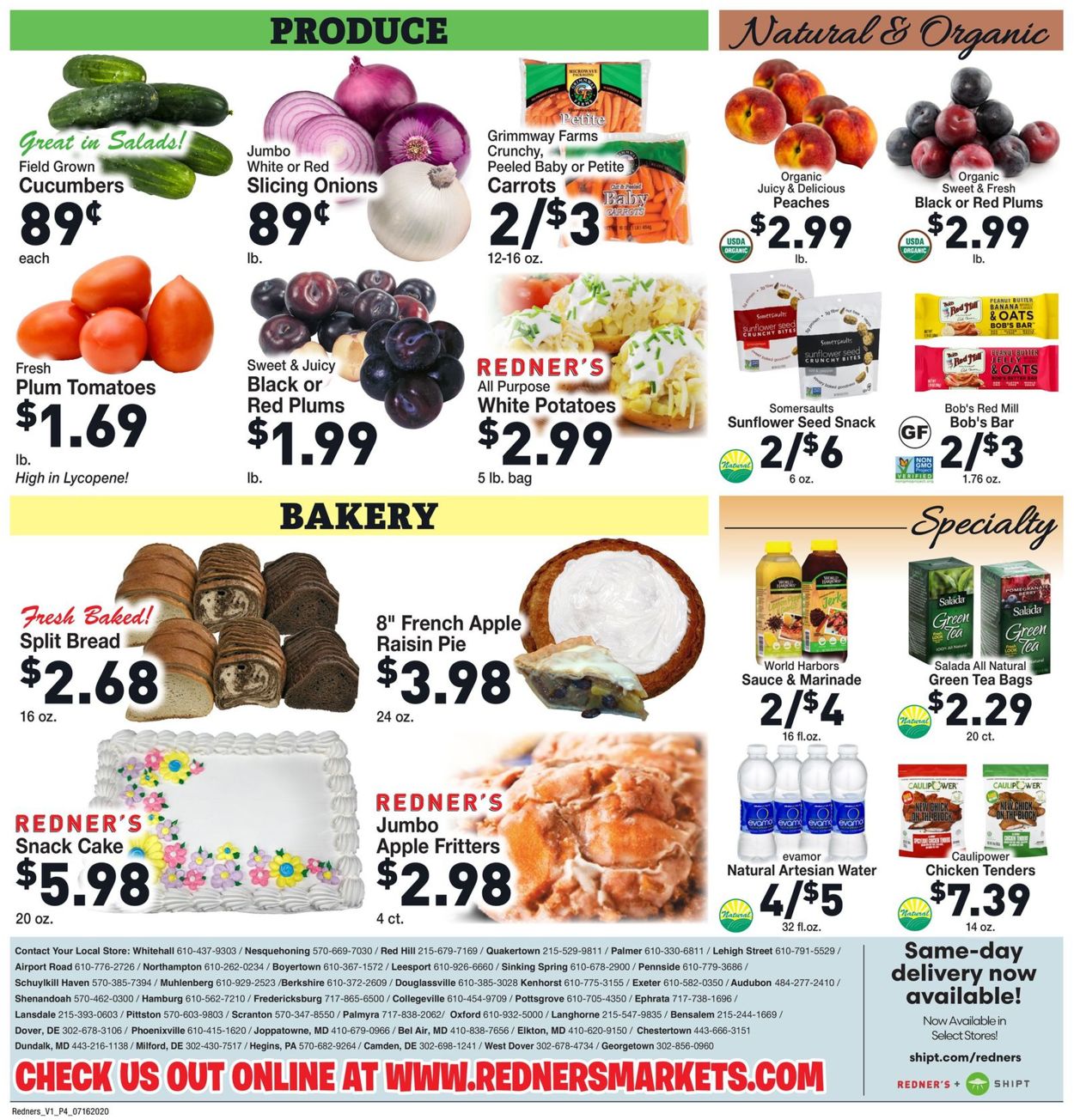 Redner’s Warehouse Market Weekly Ad Circular - valid 07/16-07/22/2020 (Page 6)