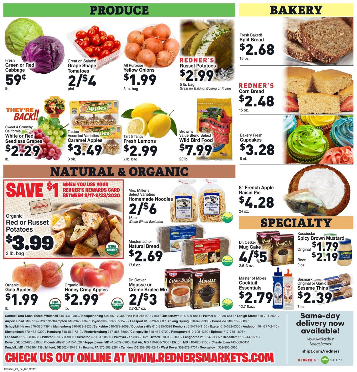 Redner’s Warehouse Market Weekly Ad Circular - valid 09/17-09/23/2020 (Page 6)