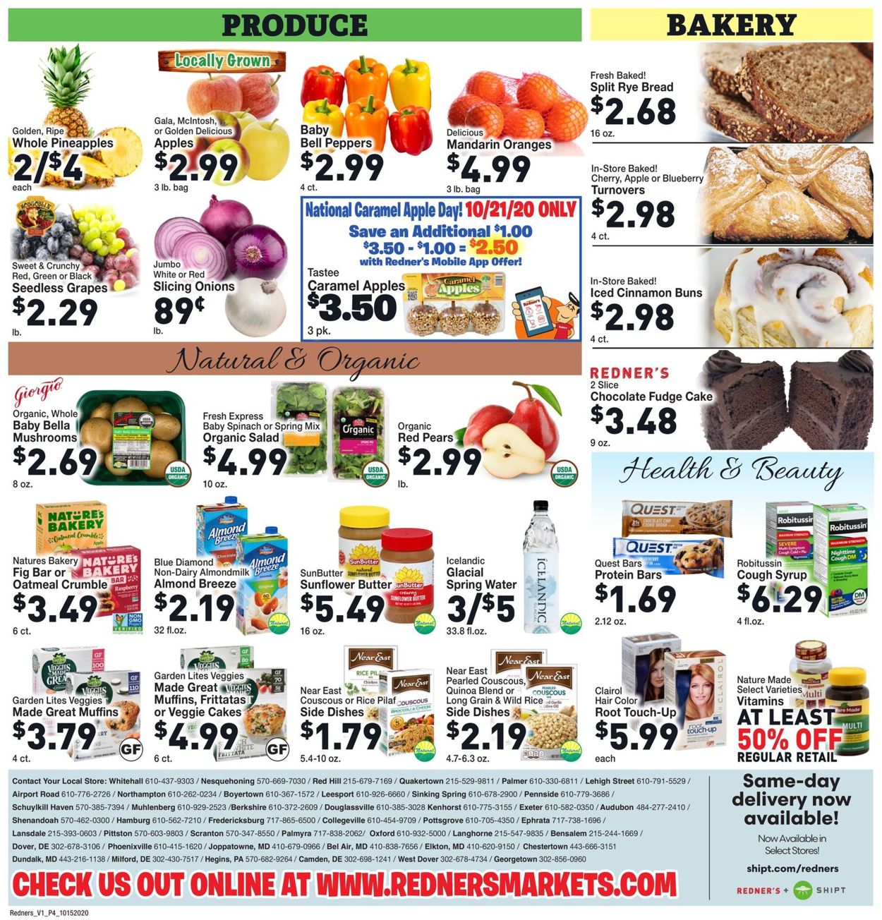 Redner’s Warehouse Market Weekly Ad Circular - valid 10/15-10/21/2020 (Page 6)