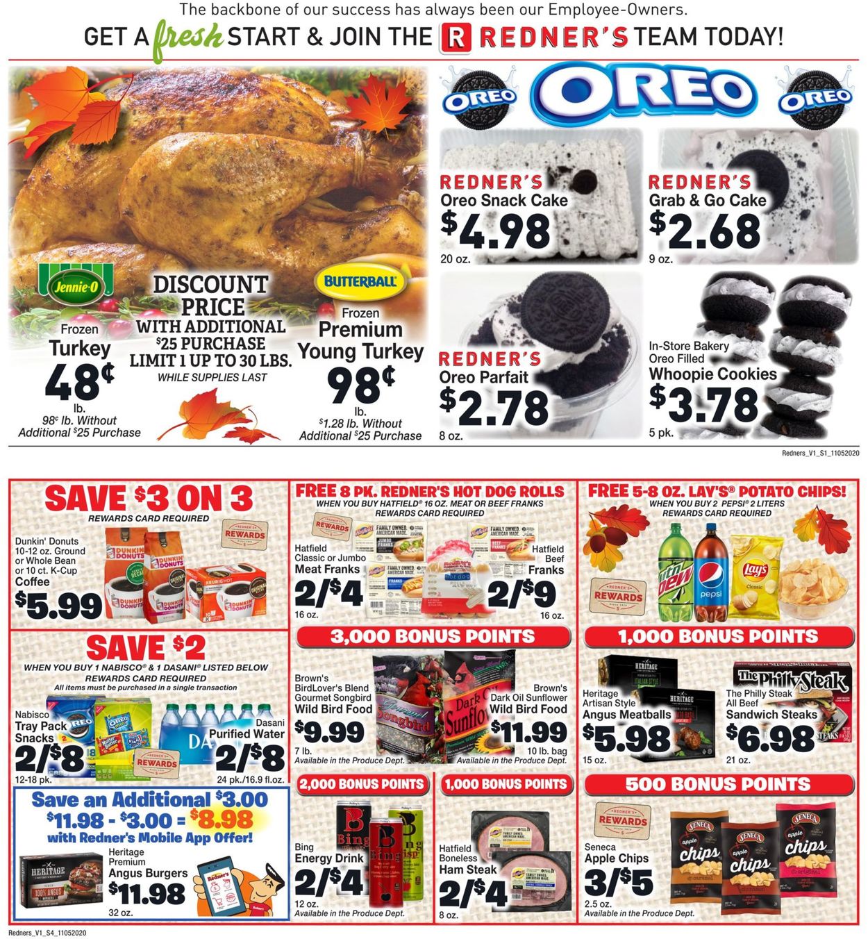 Redner’s Warehouse Market Weekly Ad Circular - valid 11/05-11/11/2020 (Page 2)