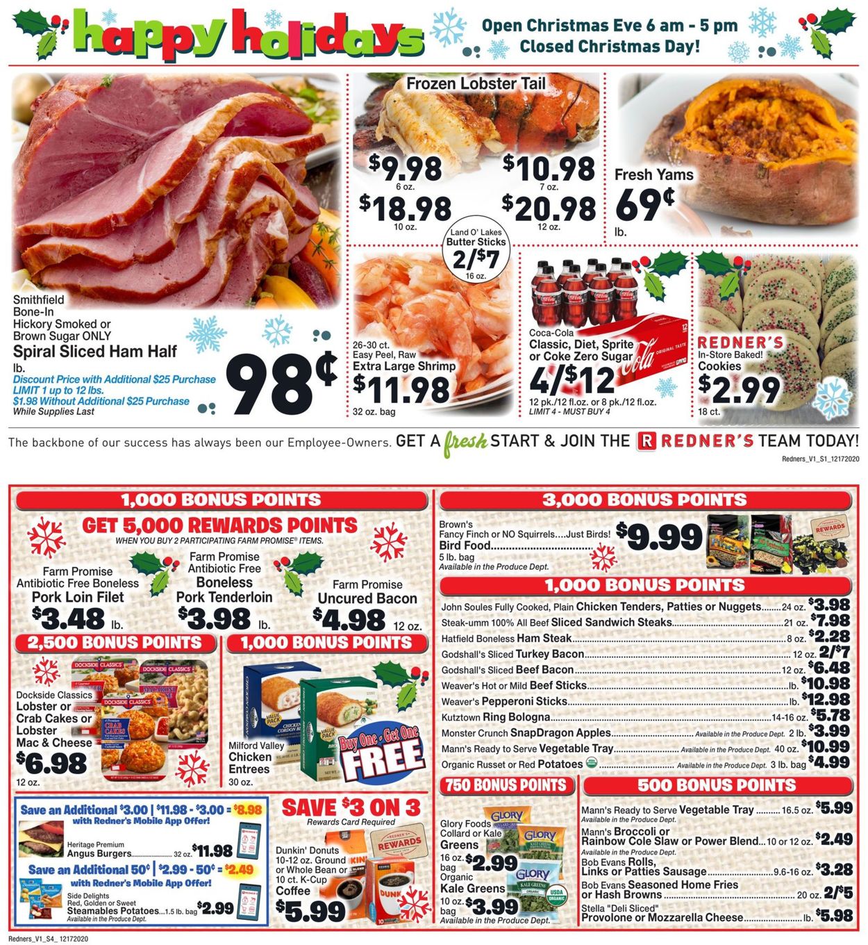 Redner’s Warehouse Market Weekly Ad Circular - valid 12/17-12/24/2020 (Page 2)