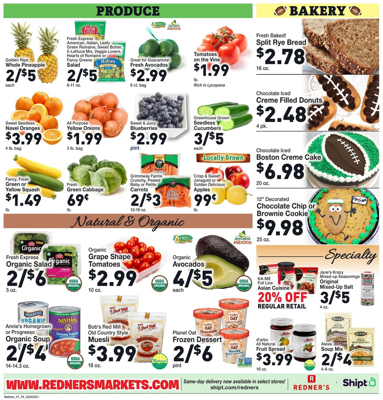 Redner’s Warehouse Market Weekly Ad Circular - valid 02/04-02/10/2021 (Page 6)