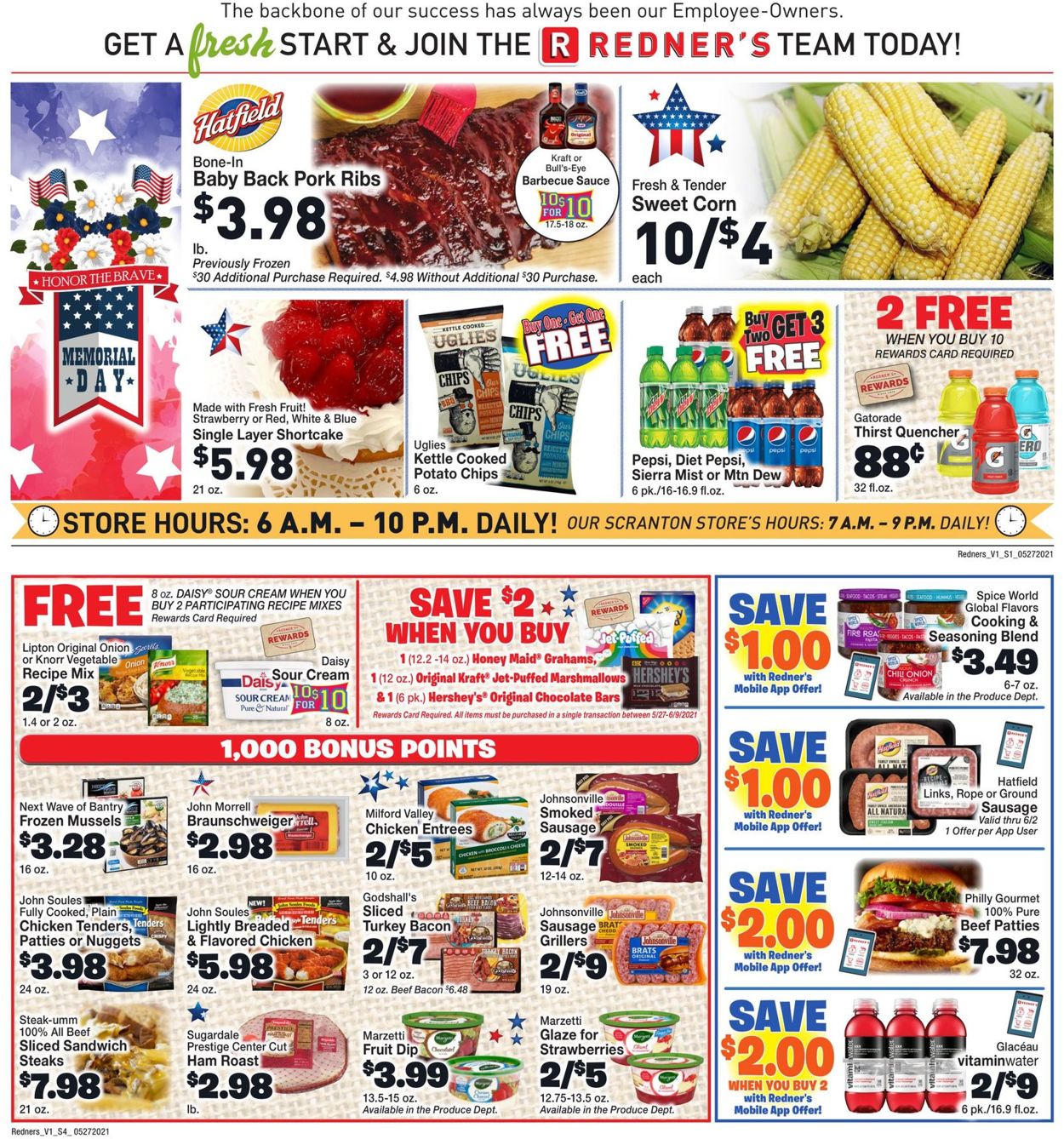 Redner’s Warehouse Market Weekly Ad Circular - valid 05/27-06/02/2021 (Page 2)