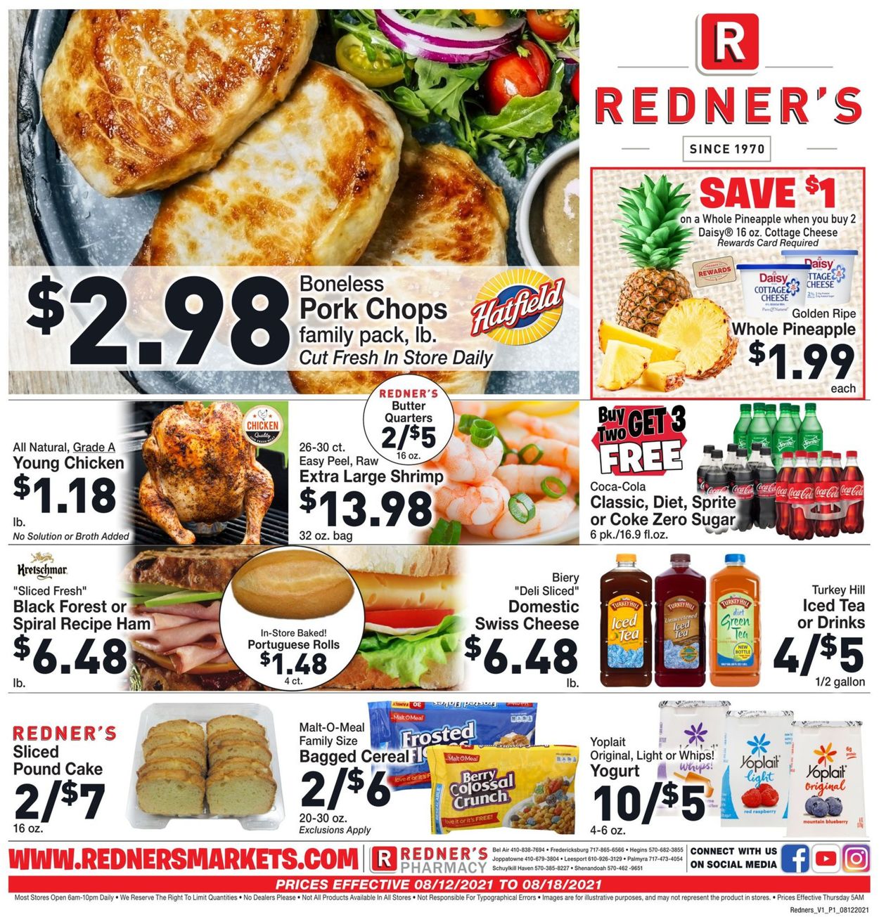 Redner’s Warehouse Market Weekly Ad Circular - valid 08/12-08/18/2021