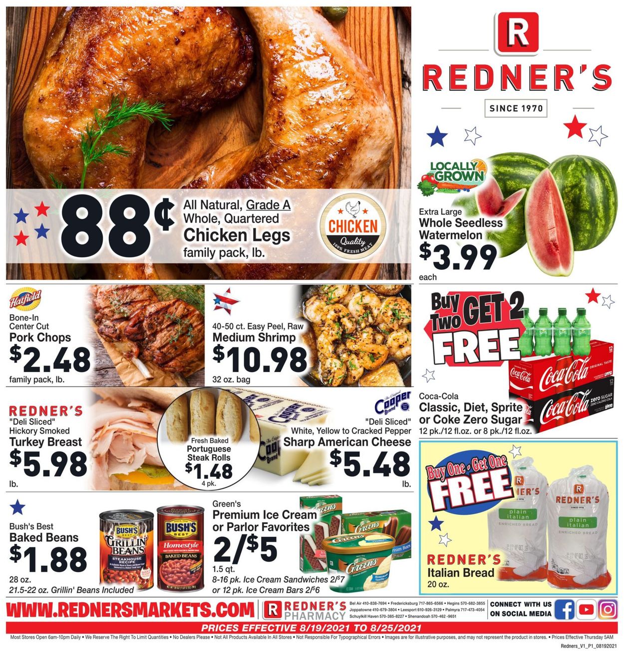 Redner’s Warehouse Market Weekly Ad Circular - valid 08/19-08/25/2021