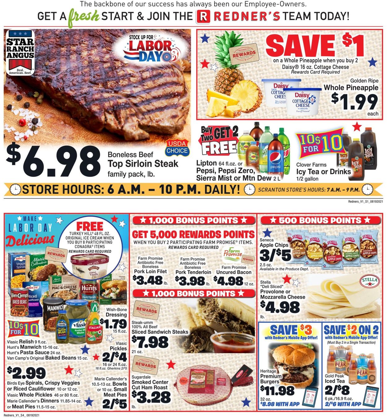 Redner’s Warehouse Market Weekly Ad Circular - valid 08/19-08/25/2021 (Page 2)
