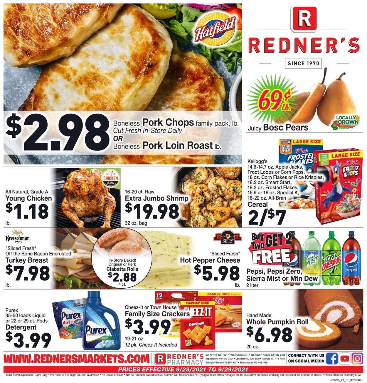 Redner’s Warehouse Market Weekly Ad Circular - valid 09/23-09/29/2021