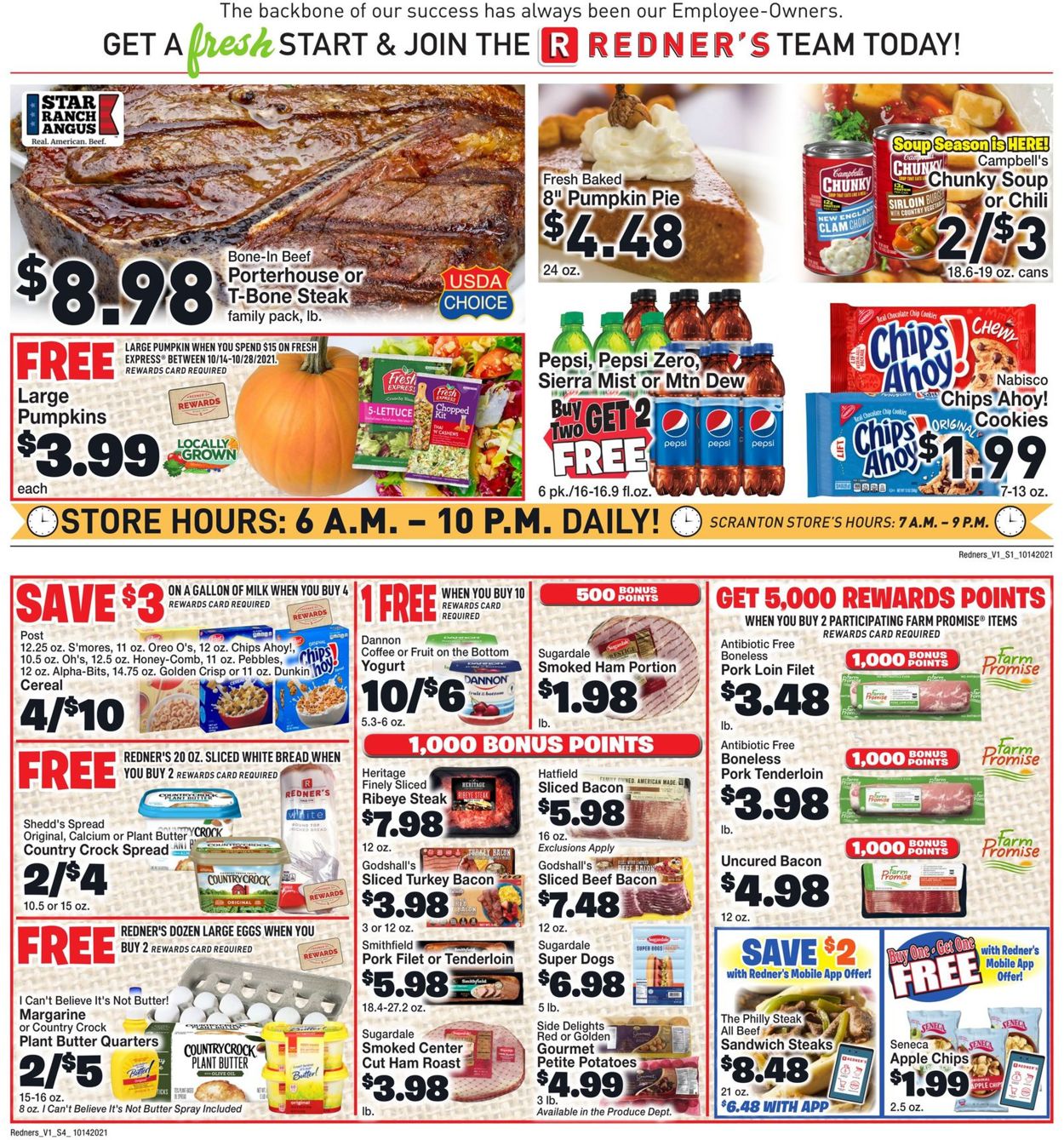 Redner’s Warehouse Market Weekly Ad Circular - valid 10/14-10/20/2021 (Page 2)