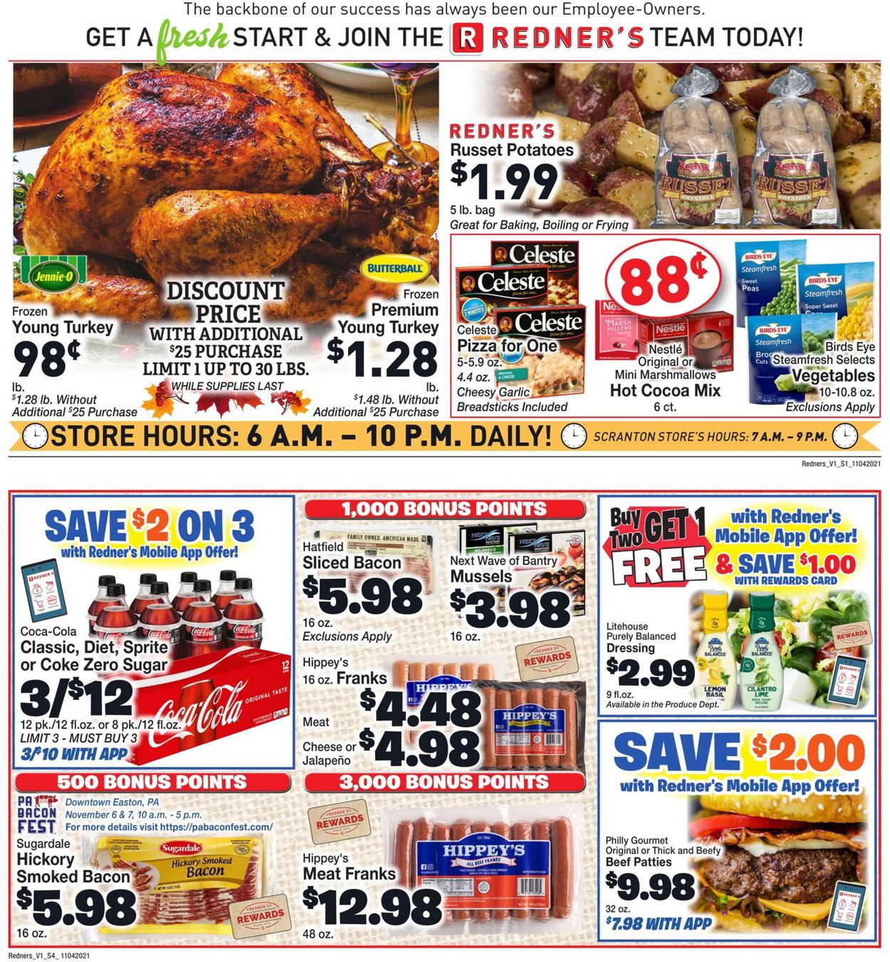 Redner’s Warehouse Market Weekly Ad Circular - valid 11/04-11/10/2021 (Page 2)
